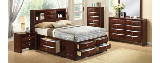 Emily Merlot Storage Bedroom