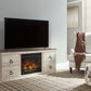 Willowton TV Stand with Electric Fireplace
