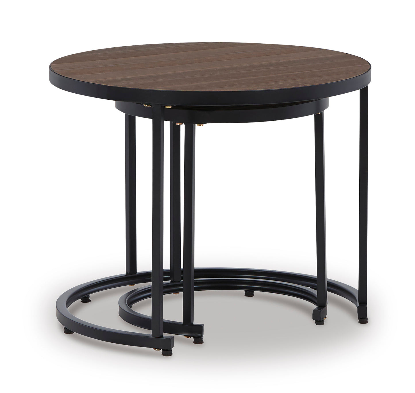 P02 Indoor/Outdoor Nesting End Tables (Set of 2)