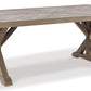 Beachcroft Dining Table with Umbrella Option