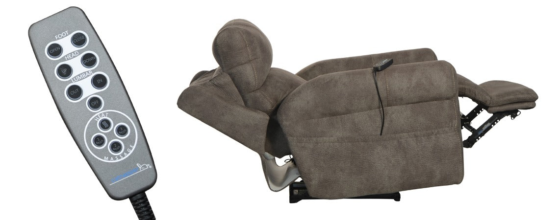Tranquility Pewter Power Recliner