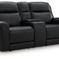 5Z-Comfort Power Reclining Loveseat with Console