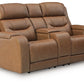 Knightington Power Reclining Loveseat with Audio Seating