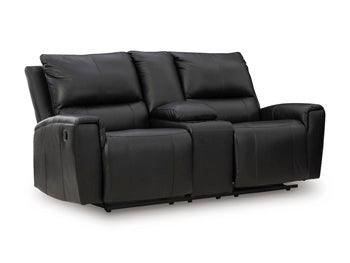 Glossmore Reclining Loveseat with Console