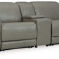 Correze 3-Piece Power Reclining Sectional Loveseat