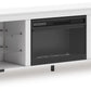 Brollevi 60" TV Stand with Electric Fireplace