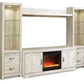 Bellaby 4-Piece Entertainment Center with Fireplace