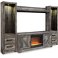 Wynnlow 4-Piece Entertainment Center with Electric Fireplace