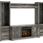 Wynnlow 4-Piece Entertainment Center with Electric Fireplace