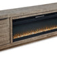 Krystanza TV Stand with Electric Fireplace