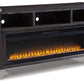 Todoe 65" TV Stand with Electric Fireplace