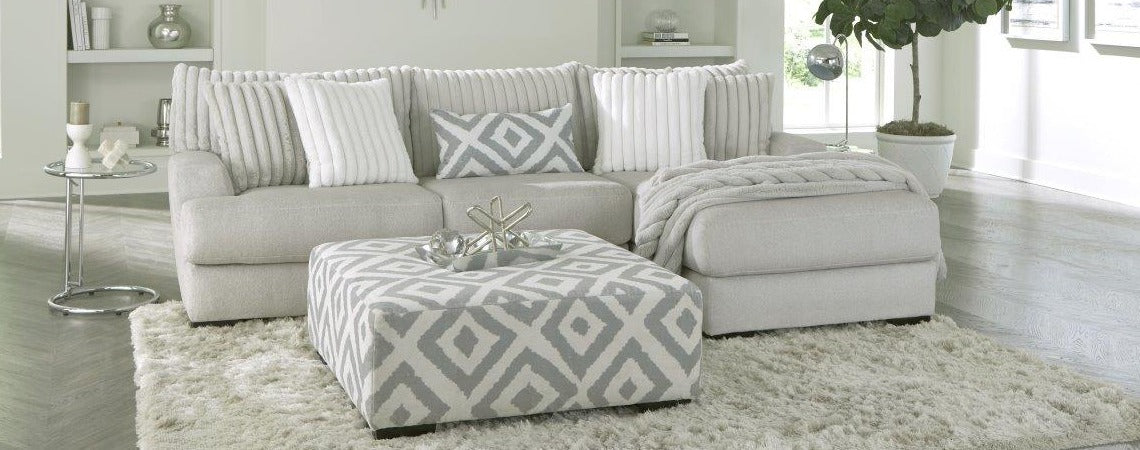 Cloud Heights Silver 2PC Sectional