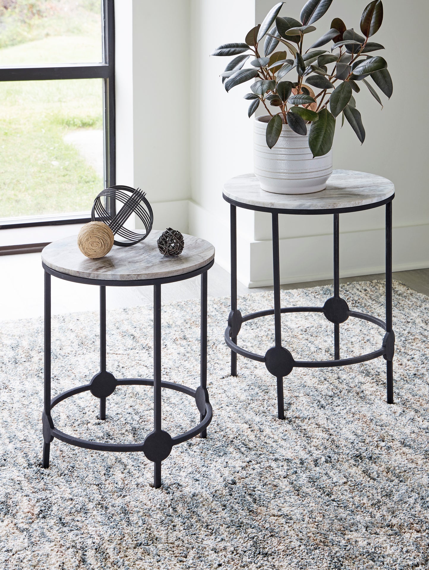 Plant Accent Table (Set of 2)