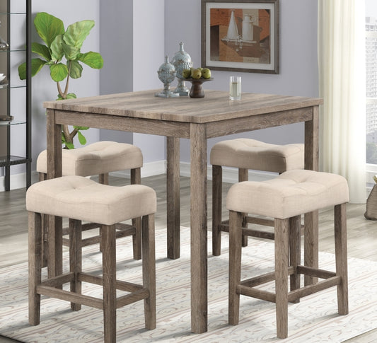 Table and 4 Chairs - Beige